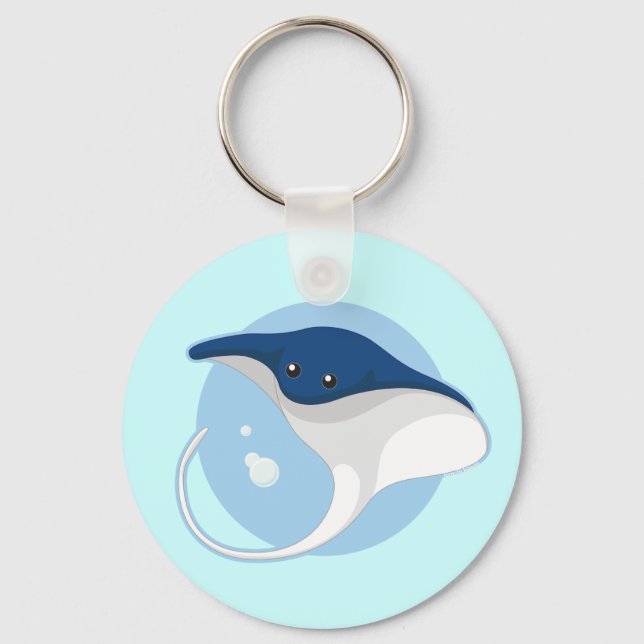 Manta Ray Key Ring (Front)