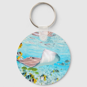 Manta Ray Key Ring