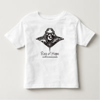 Manta Ray of Hope MMF Toddler T-shirt Black Print