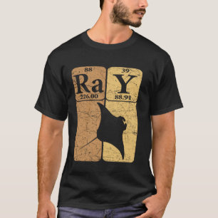 Manta Ray Periodic Table Elements Stingray T-Shirt