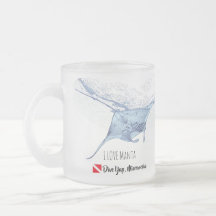 Manta ray silhouette