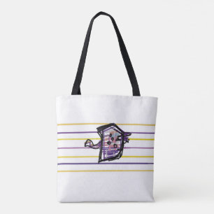 Manta ray summer joy tote bag