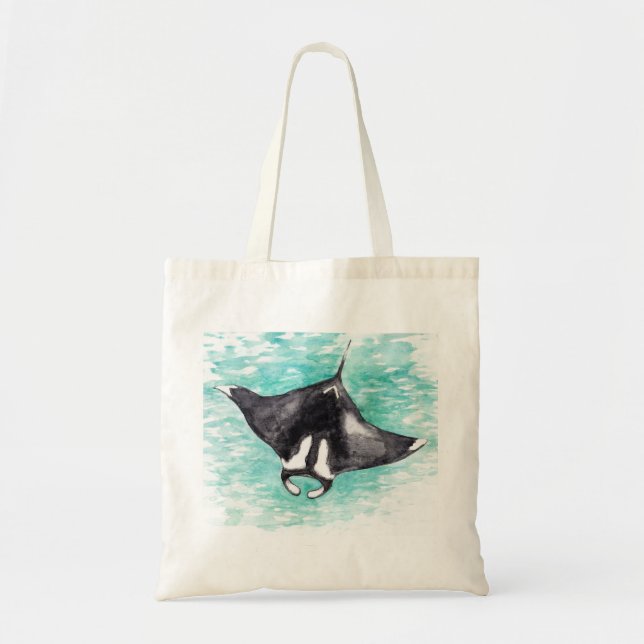 Manta Ray Tote Bag (Front)