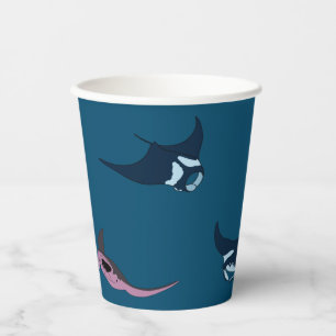Manta Rays Paper Cups