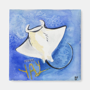 Manta Yay! Magnet