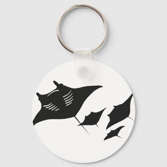 mantarochen manta ray scuba diving tauchen taucher key ring (Front)