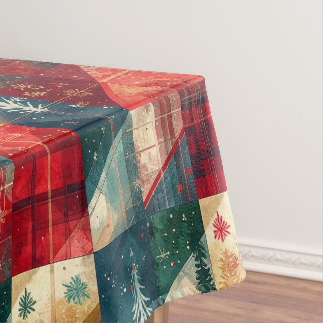 Mantel Navideño Tartan Tablecloth (In Situ)