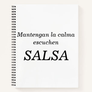 mantengan la calma notebook
