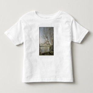 Mantes, View of the Cathedral and Town Toddler T-Shirt