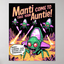 Manti Aliens Abduction Party! Defender Arcade '81