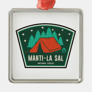 Manti-La Sal National Forest Camping Metal Ornament