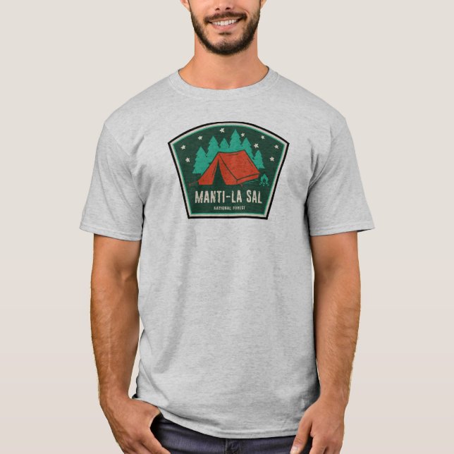 Manti-La Sal National Forest Camping T-Shirt (Front)