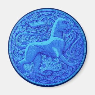 manticore in blue magnet