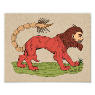 Manticore Photo Print