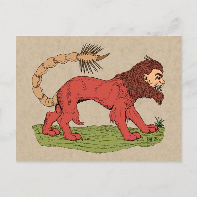 Manticore Postcard (Front)