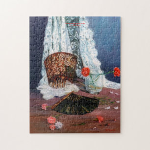 Mantilla española/Spanish mantilla Jigsaw Puzzle