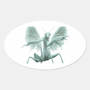 MANTIS OVAL STICKER