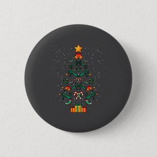 Mantis Praying Mantis Insect Christmas Tree Xmas L 6 Cm Round Badge