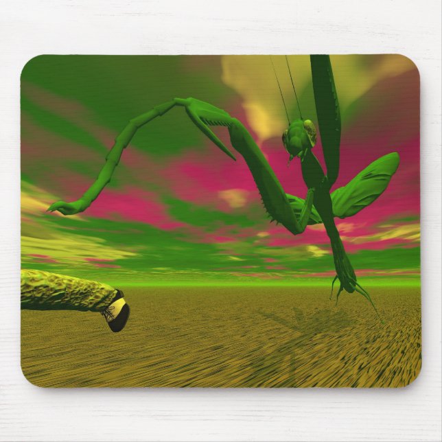 Mantis religiosa mouse pad (Front)