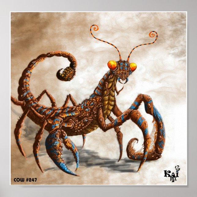 Mantis Scorpion Poster (Front)