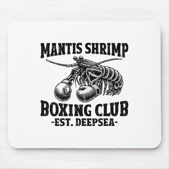 Mantis Shrimp Boxing Pea Mantis Shrimp  Mouse Pad (Front)
