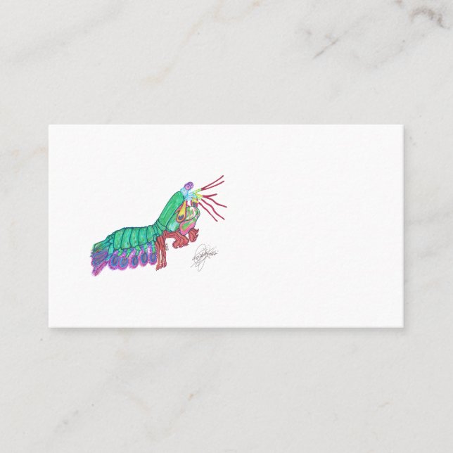 MANTIS SHRIMP BUSINESS CARD (Front)