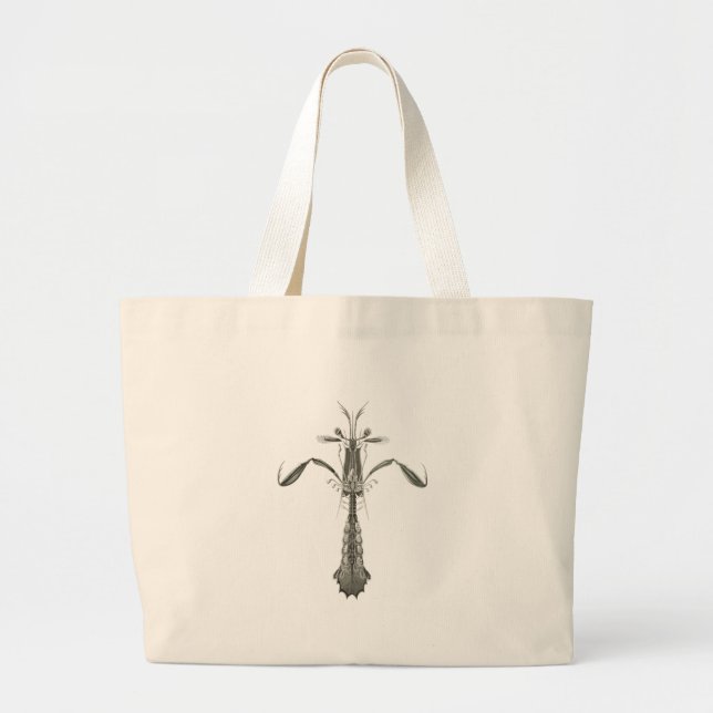 Mantis Shrimp Large Tote Bag (Front)