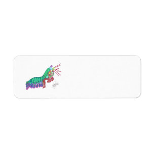 MANTIS SHRIMP RETURN ADDRESS LABEL