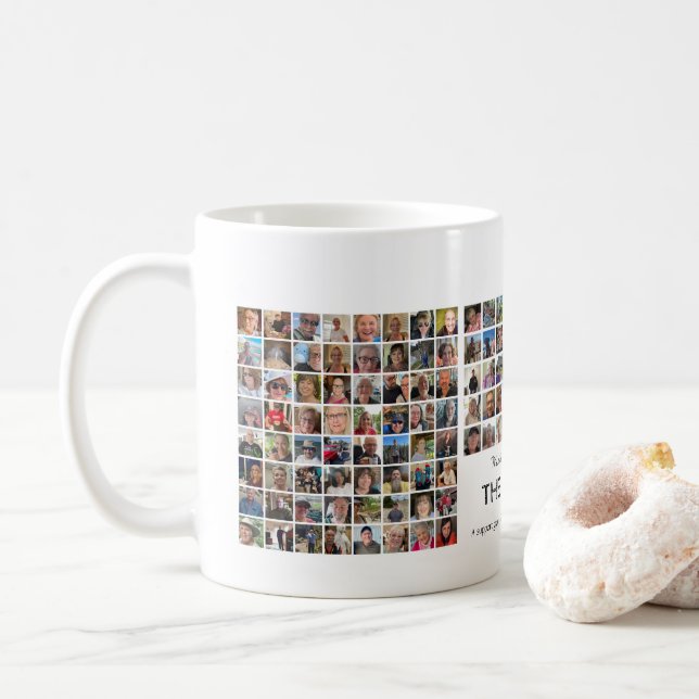Mantle Cell Lymphoma: The Journey collage  Coffee Mug (With Donut)