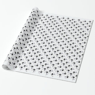 Mantle Great Dane History Design Wrapping Paper