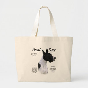 Mantle Great Dane Meet the Breed Large Tote Bag