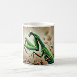 Mantodea Mantis 071024IREF216 - Watercolor Coffee Mug