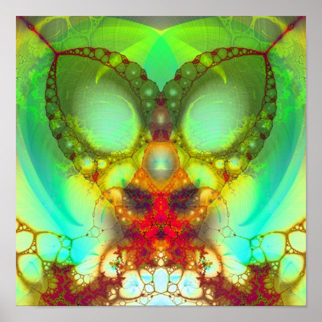 Mantoid Breath Var 3 (12 by 12) Art Print Poster (Front)