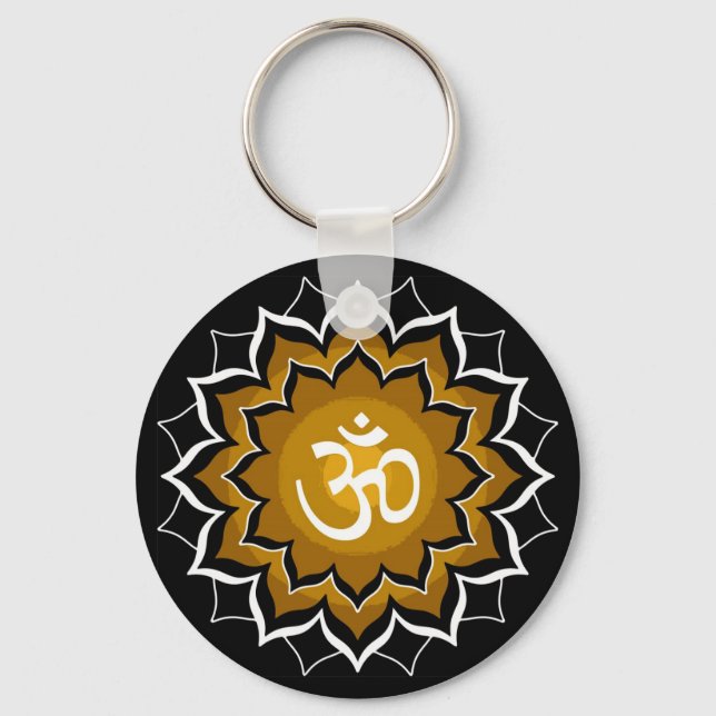 Mantra Chakra Key Ring (Front)