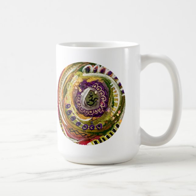 Mantra Mug with prayer portal - Divine Connection (Right)