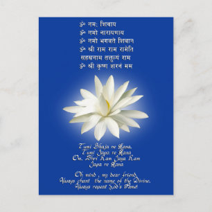 Mantra of Love Postcard