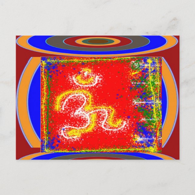 MANTRA Shakti: Passion Dedication Power Peace Postcard (Front)