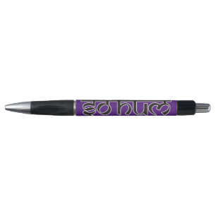 Mantra SO HUM - flat black & white contour