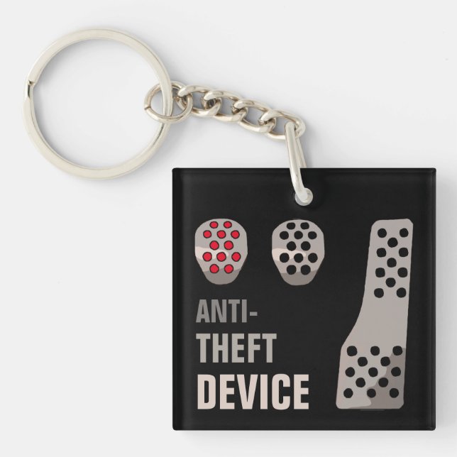 MANUAL Anti-Theft Key Ring (Front)