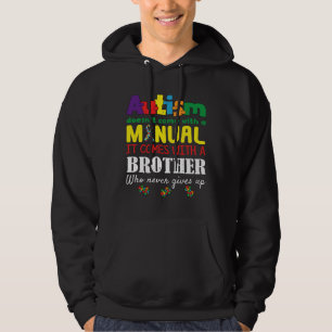Manual Brother Puzzle Special Autism Awareness Hoodie