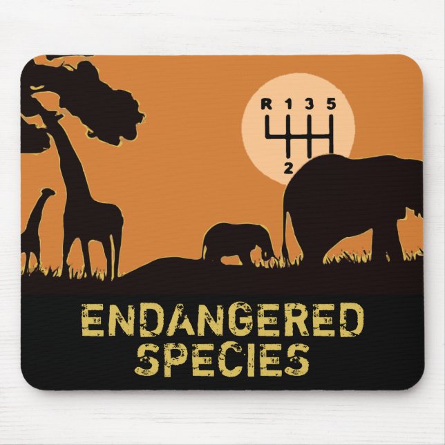 MANUAL - Endangered Mouse Pad (Front)