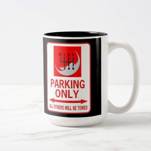 MANUAL ONLY Two-Tone COFFEE MUG (Right)