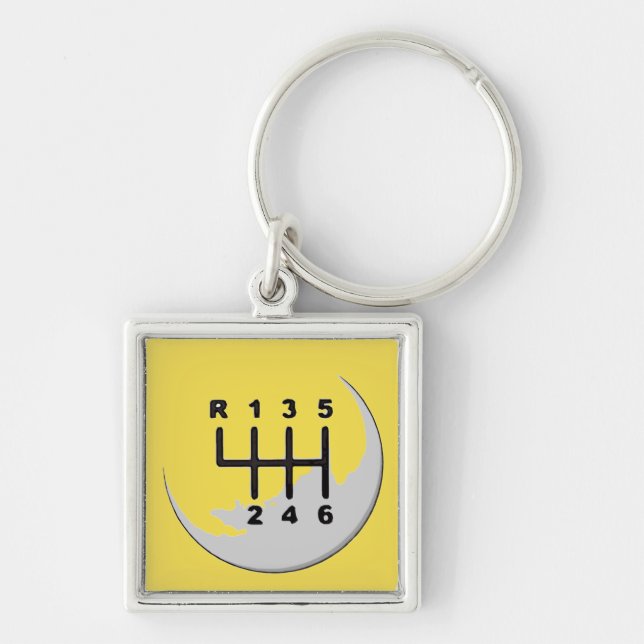MANUAL Transmission - COLORS Key Ring (Front)