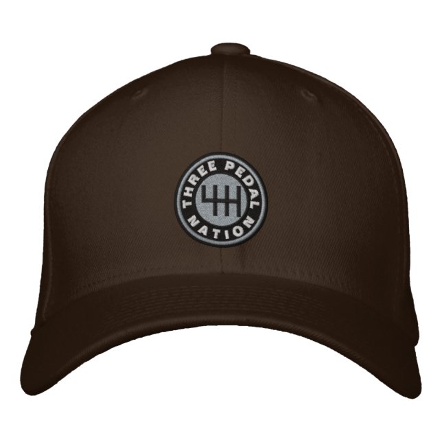 Manual Transmission, Two-sided Embroidered Hat  (Front)