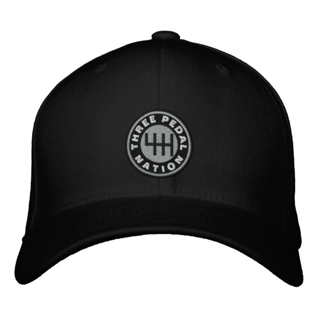 Manual Transmission, Two-sided Embroidered Hat  (Front)