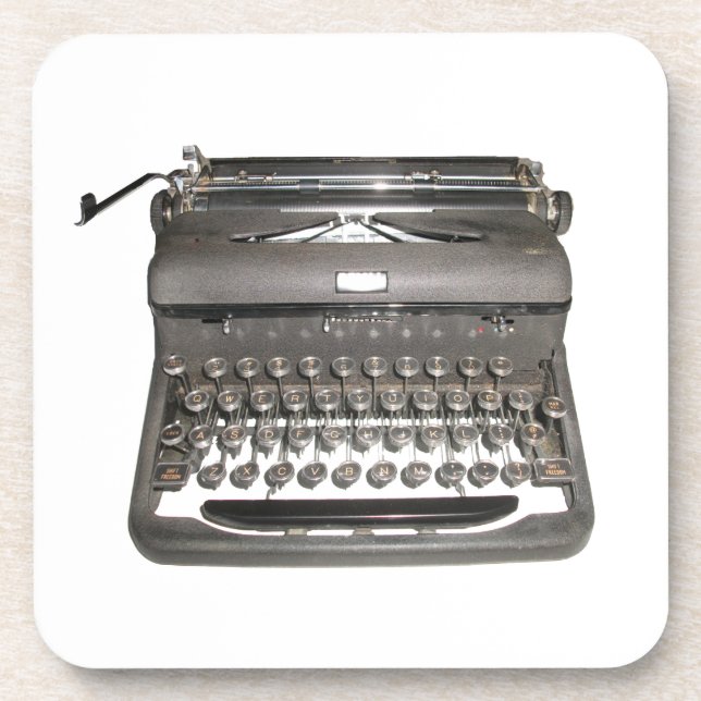Manual Typewriter Coaster (Front)