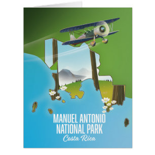 Manuel Antonio National Park, Costa Rica map.
