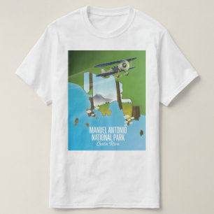 Manuel Antonio National Park, Costa Rica map. T-Shirt