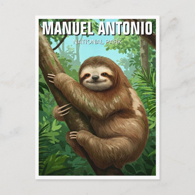 Manuel Antonio National Park Costa Rica Travel Postcard (Front)