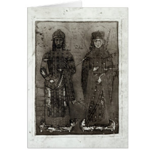 Manuel I Comnenus and Empress Maria of Antioch